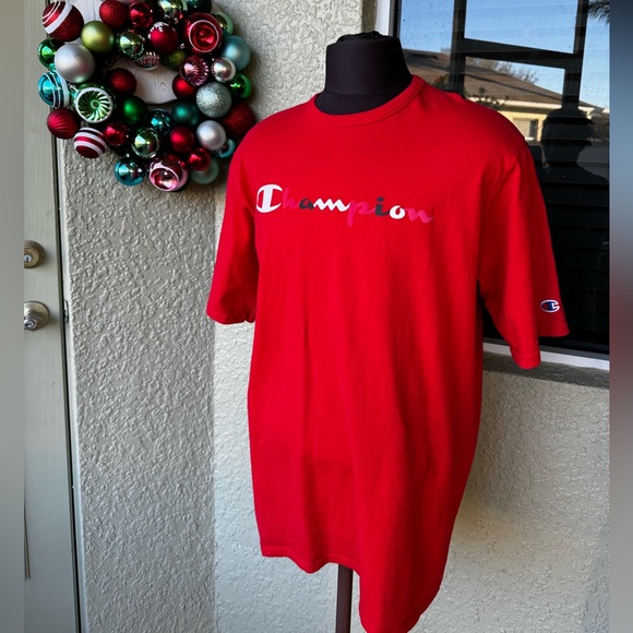 Champion Men's T-shirt, Cotton Midweight Men's Crewneck Tee. - Picture 2 of 7